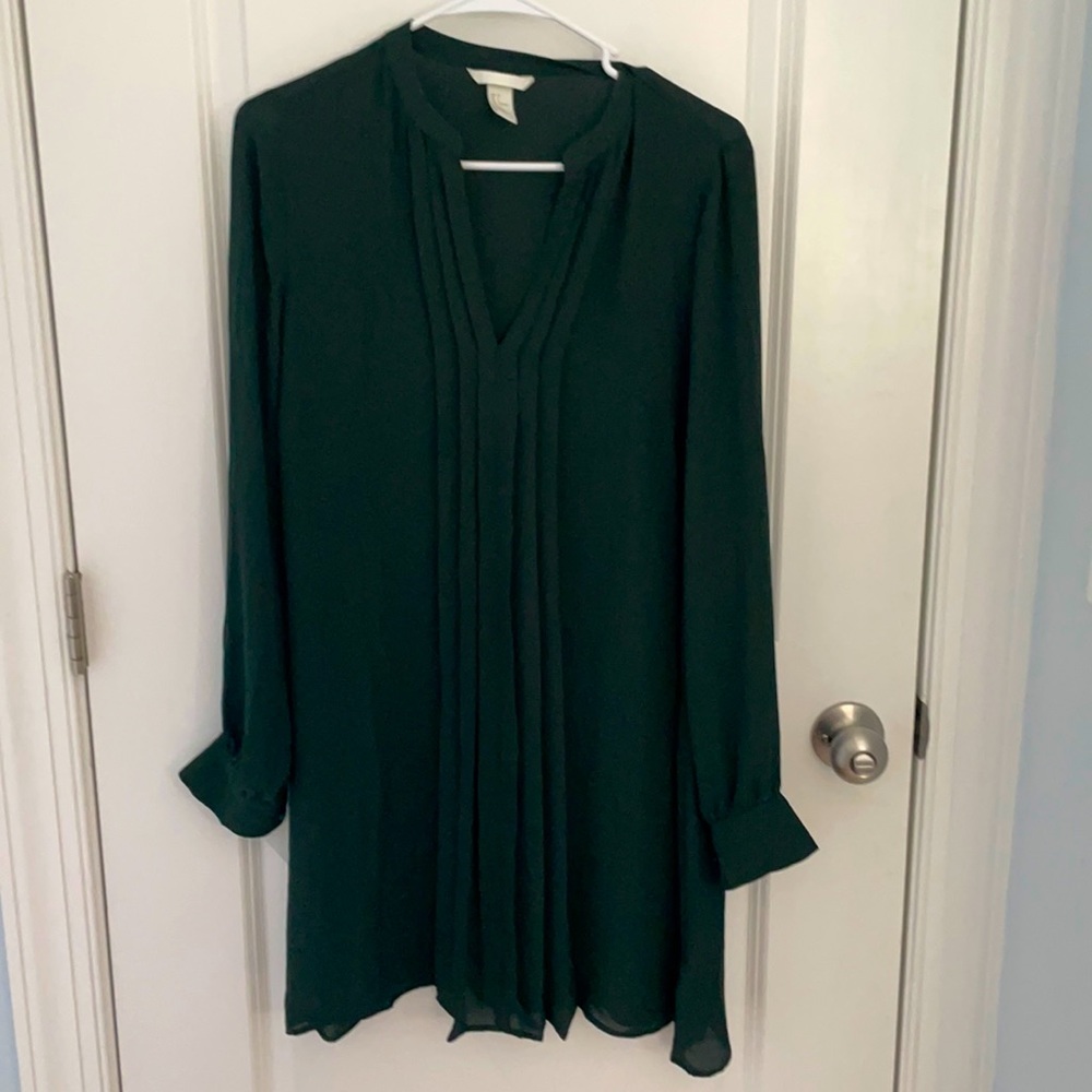 Forest green tunic